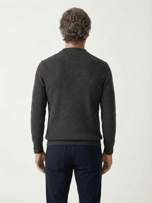 Stonebrook Studio - StonebrookStudio | Men’s Slim - Fit Ribbed Sweater – Classic Knit Style
