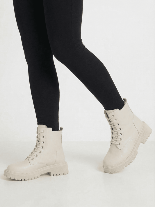 Stonebrook Studio - StonebrookStudio | Women’s Fleece - Lined Ankle Boots – Lace - Up All - Season Comfort