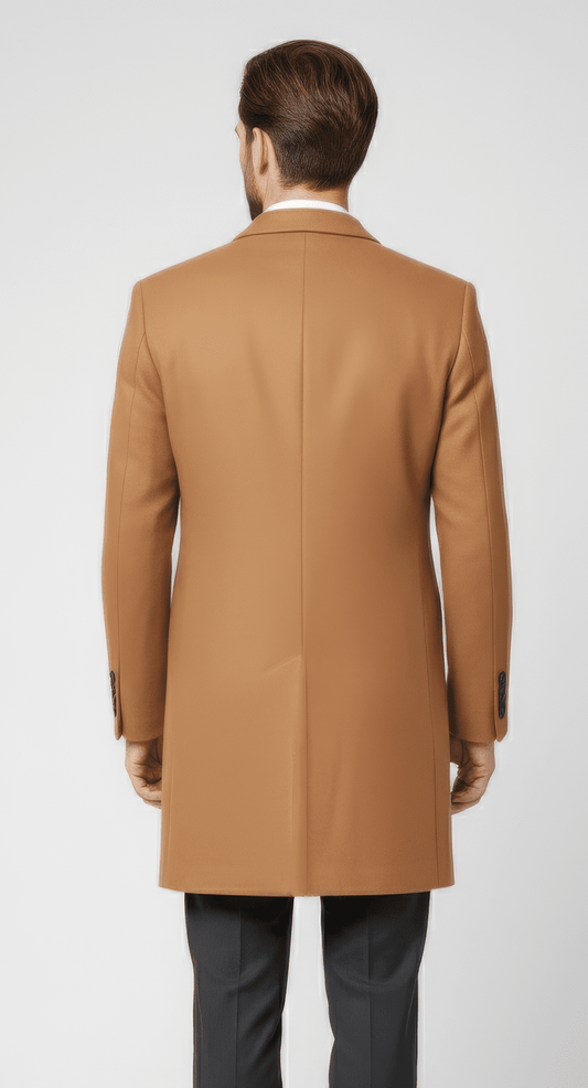 Stonebrook Studio - StonebrookStudio | Men’s Winter Trench Coat - Windproof Warm Long Overcoat