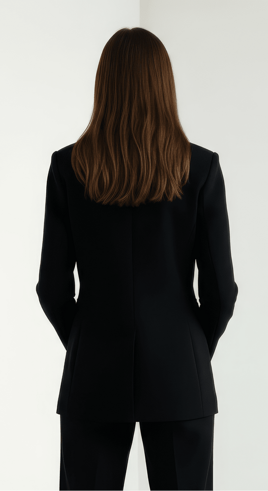 Stonebrook Studio - StonebrookStudio | Women’s Tailored Longline Blazer - Elegant Office Outerwear