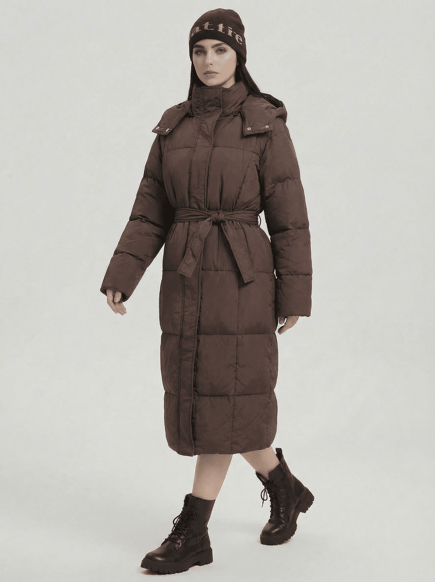 Stonebrook Studio - StonebrookStudio | Women’s Water - Resistant Puffer Jacket – Longline Adjustable Waist