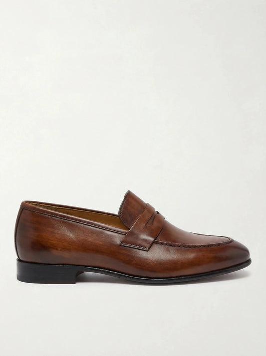 Stonebrook Studio - StonebrookStudio | Men’s Premium Leather Loafers - Brown