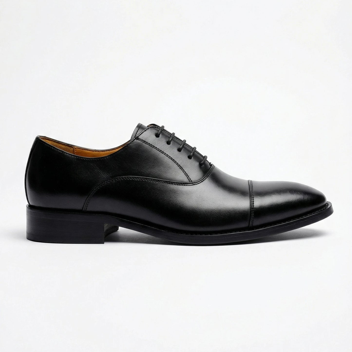 Stonebrook Studio - StonebrookStudio | Men’s Leather Oxford Shoes - Black