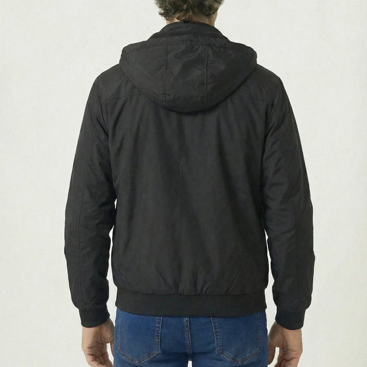 Stonebrook Studio - StonebrookStudio | Men’s Casual Zip - Up Detachable Hooded Jacket