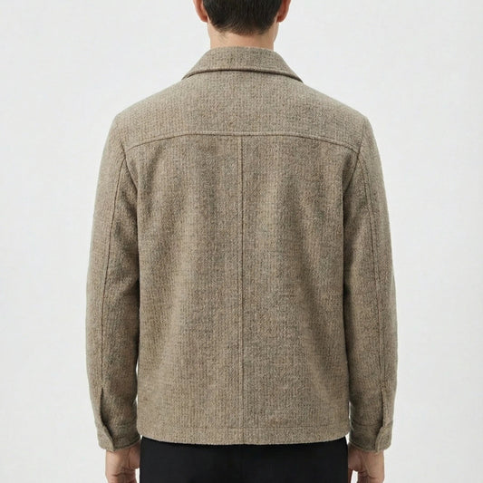Stonebrook Studio - StonebrookStudio | Men’s Wool Zip Up Jacket - Business Casual