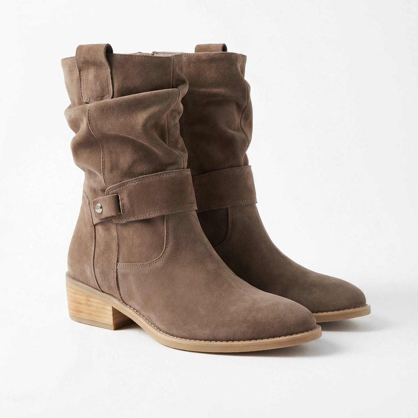 Stonebrook Studio - StonebrookStudio | Women’s Comfortable Short Heel Ankle Boots
