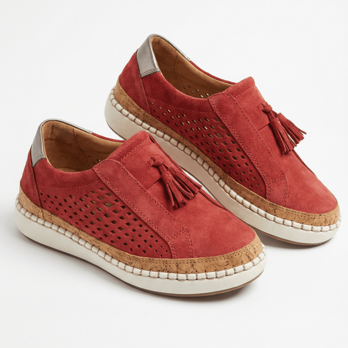 Stonebrook Studio - StonebrookStudio | Women's Orthopedic Leather Slip - On Shoes - Comfort Walking Style