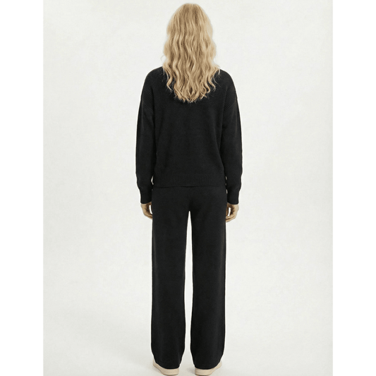 Stonebrook Studio - Stonebrook Studio | Women’s Relaxed - Fit Pullover & Wide - Leg Lounge Trousers Set