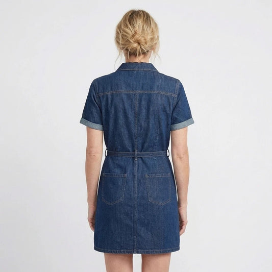 Stonebrook Studio - Stonebrook Studio | Women’s Classic Denim Dress - Timeless Elegant Casual