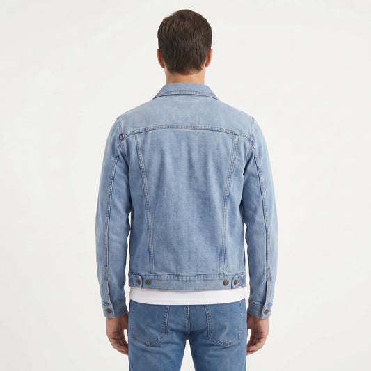 Stonebrook Studio - Stonebrook Studio | Men’s Denim Jacket Slim Fit Lightweight Casual Outwear