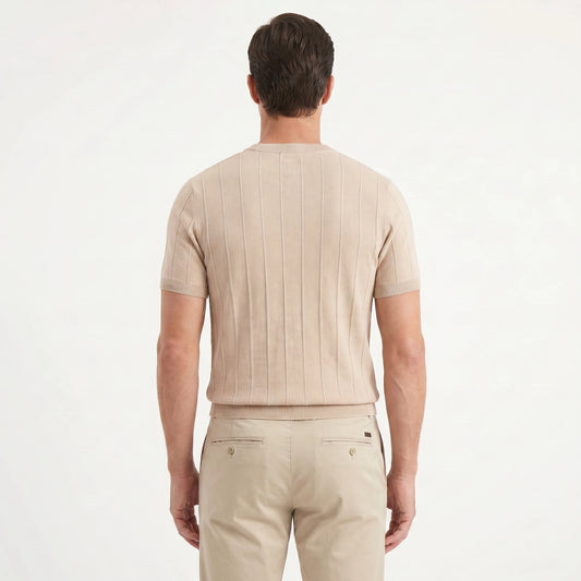 Stonebrook Studio - Stonebrook Studio | Men’s Ice Silk Knit T-Shirt - Breathable Comfort Slim Fit Summer
