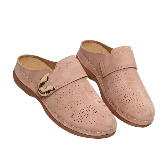 Stonebrook Studio - Stonebrook Studio | Women’s Orthopedic Slip - On Wedge Clogs - Comfort Sole Closed Toe Shoes