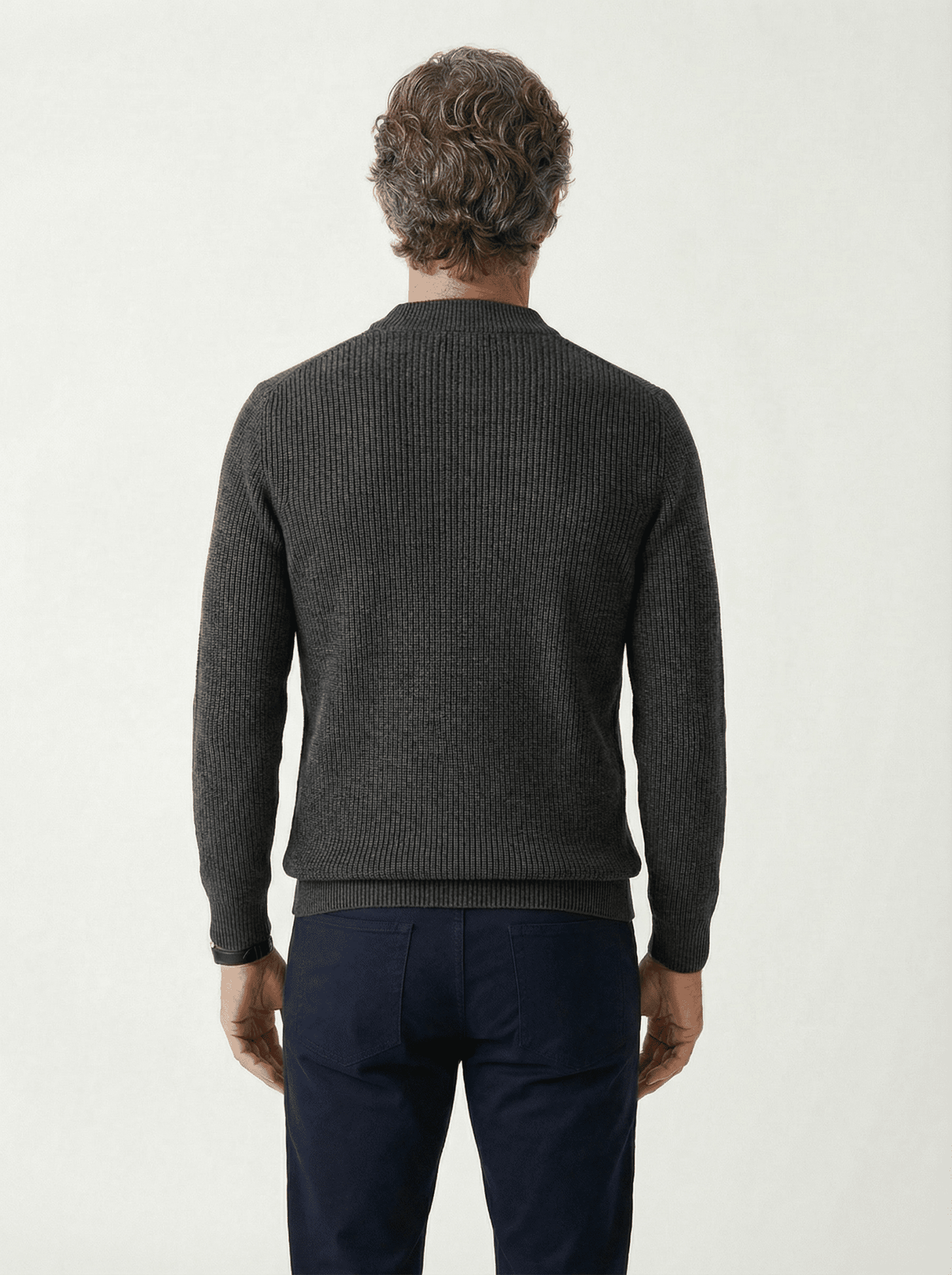 Stonebrook Studio - StonebrookStudio | Men’s Slim - Fit Ribbed Sweater – Classic Knit Style