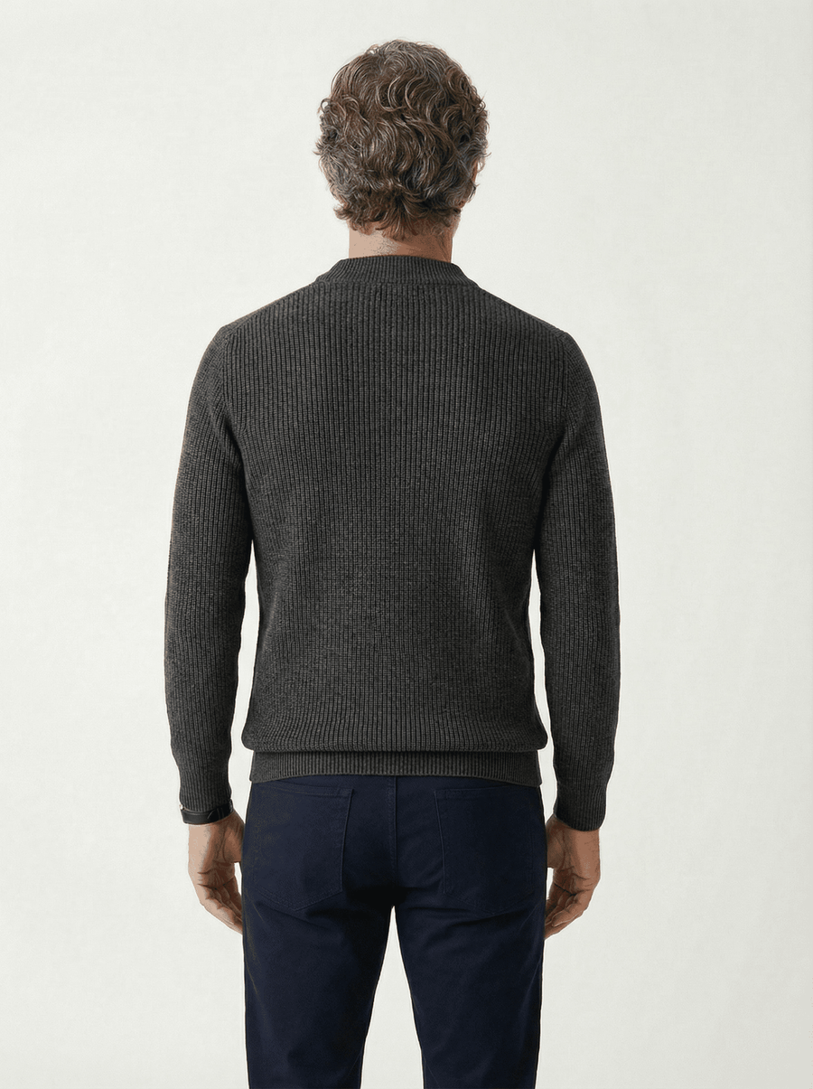 Stonebrook Studio - StonebrookStudio | Men’s Slim - Fit Ribbed Sweater – Classic Knit Style