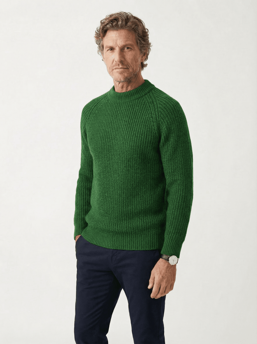 Stonebrook Studio - StonebrookStudio | Men’s Slim - Fit Ribbed Sweater – Classic Knit Style