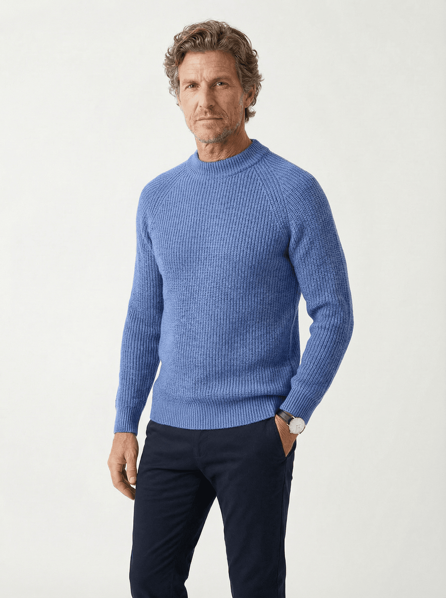Stonebrook Studio - StonebrookStudio | Men’s Slim - Fit Ribbed Sweater – Classic Knit Style