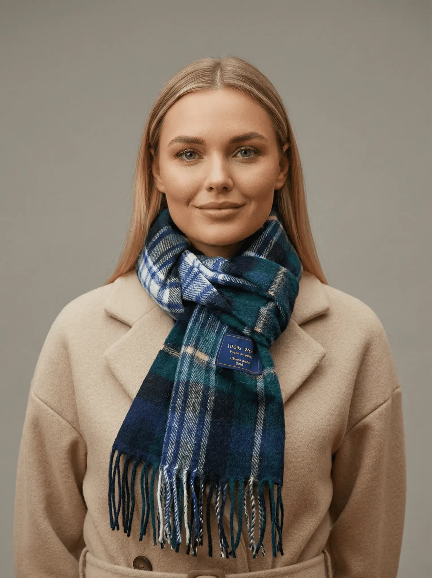 Stonebrook Studio - StonebrookStudio | British Classic Wool Scarf – Retro Striped Winter Style