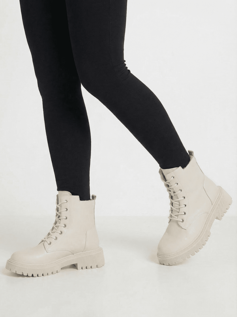 Stonebrook Studio - StonebrookStudio | Women’s Fleece - Lined Ankle Boots – Lace - Up All - Season Comfort