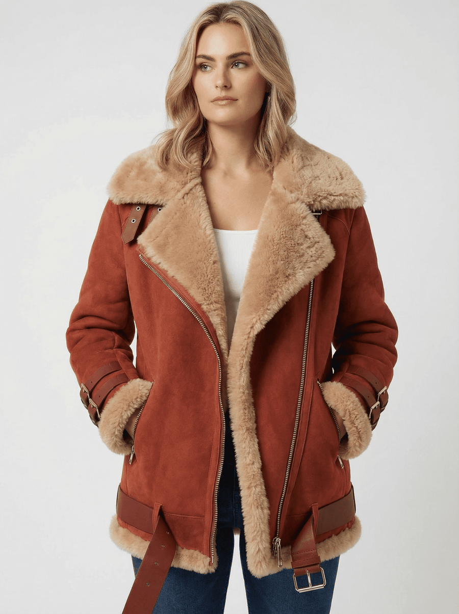 Stonebrook Studio - StonebrookStudio | Women’s Vintage Contrast Collar Jacket – Classic Coat Style