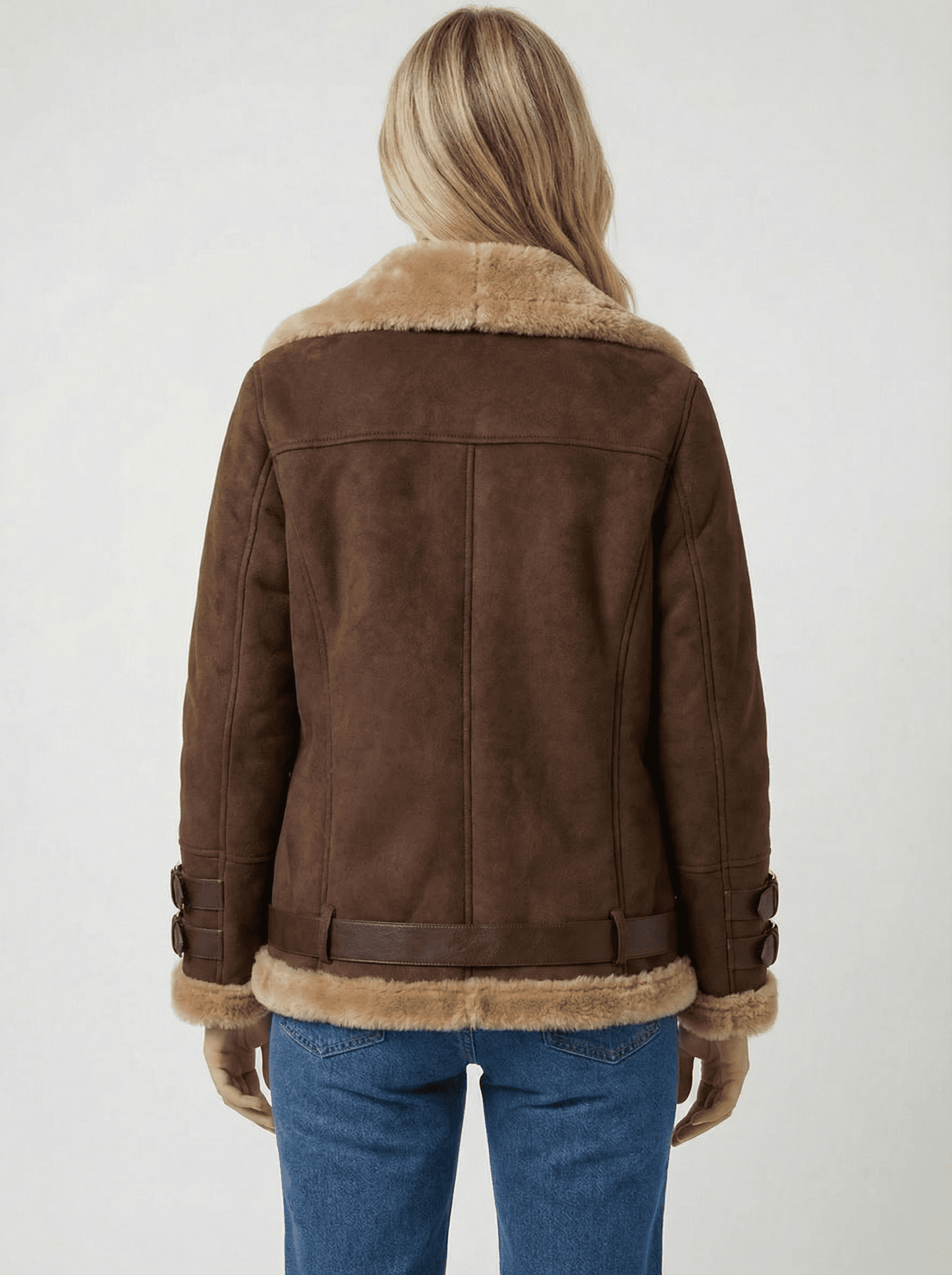 Stonebrook Studio - StonebrookStudio | Women’s Vintage Contrast Collar Jacket – Classic Coat Style