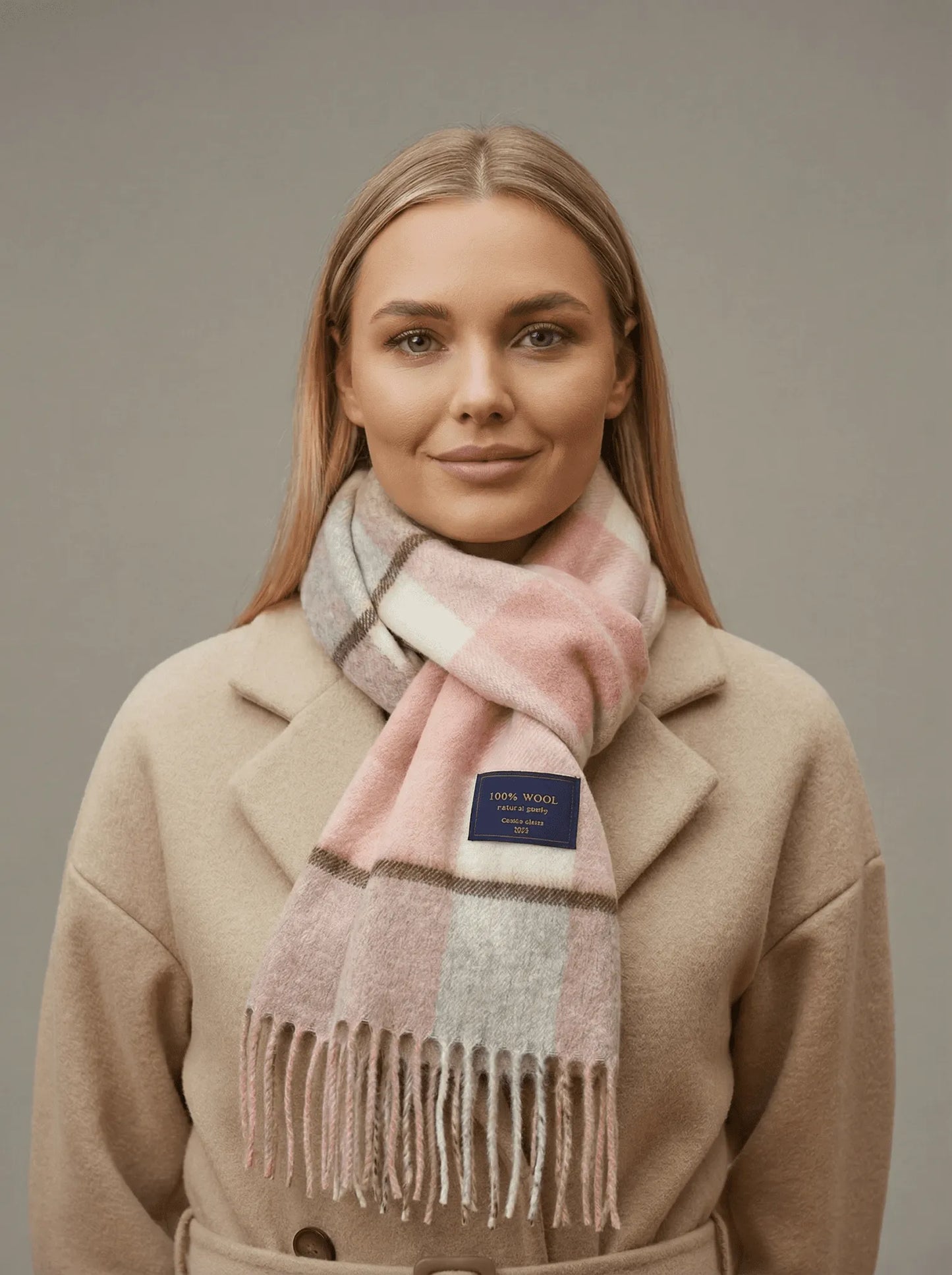 Stonebrook Studio - StonebrookStudio | British Classic Wool Scarf – Retro Striped Winter Style