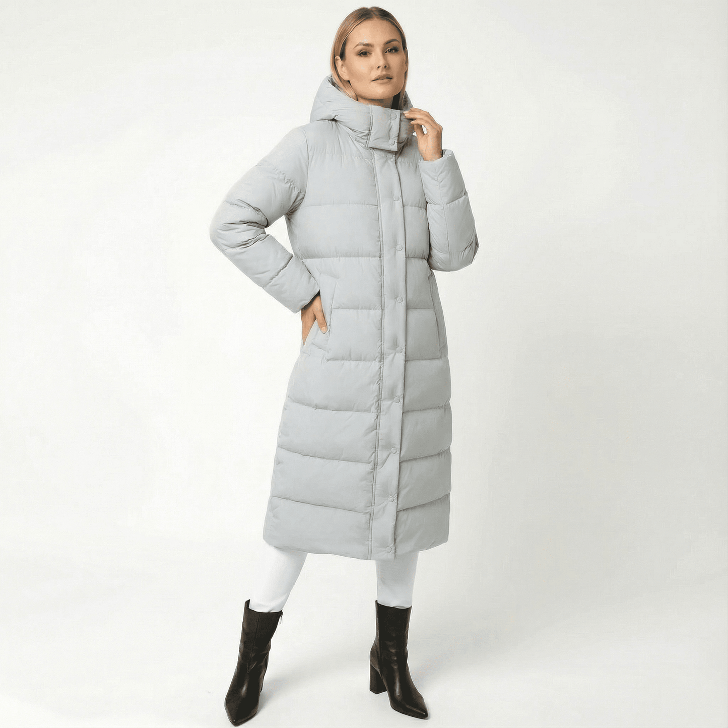 Stonebrook Studio - StonebrookStudio | Women’s Long Waterproof Puffer Jacket – Hooded Winter Parka