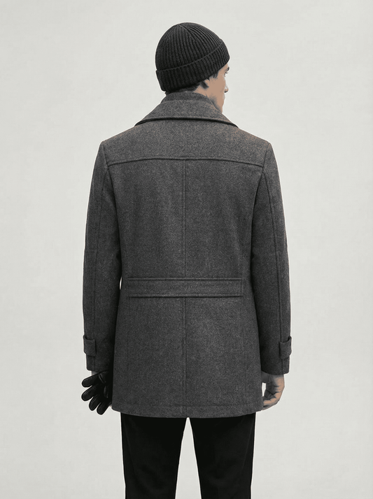 Stonebrook Studio - StonebrookStudio | Men’s Waterproof Winter Jacket – Minimal Clean Cold - Weather Style