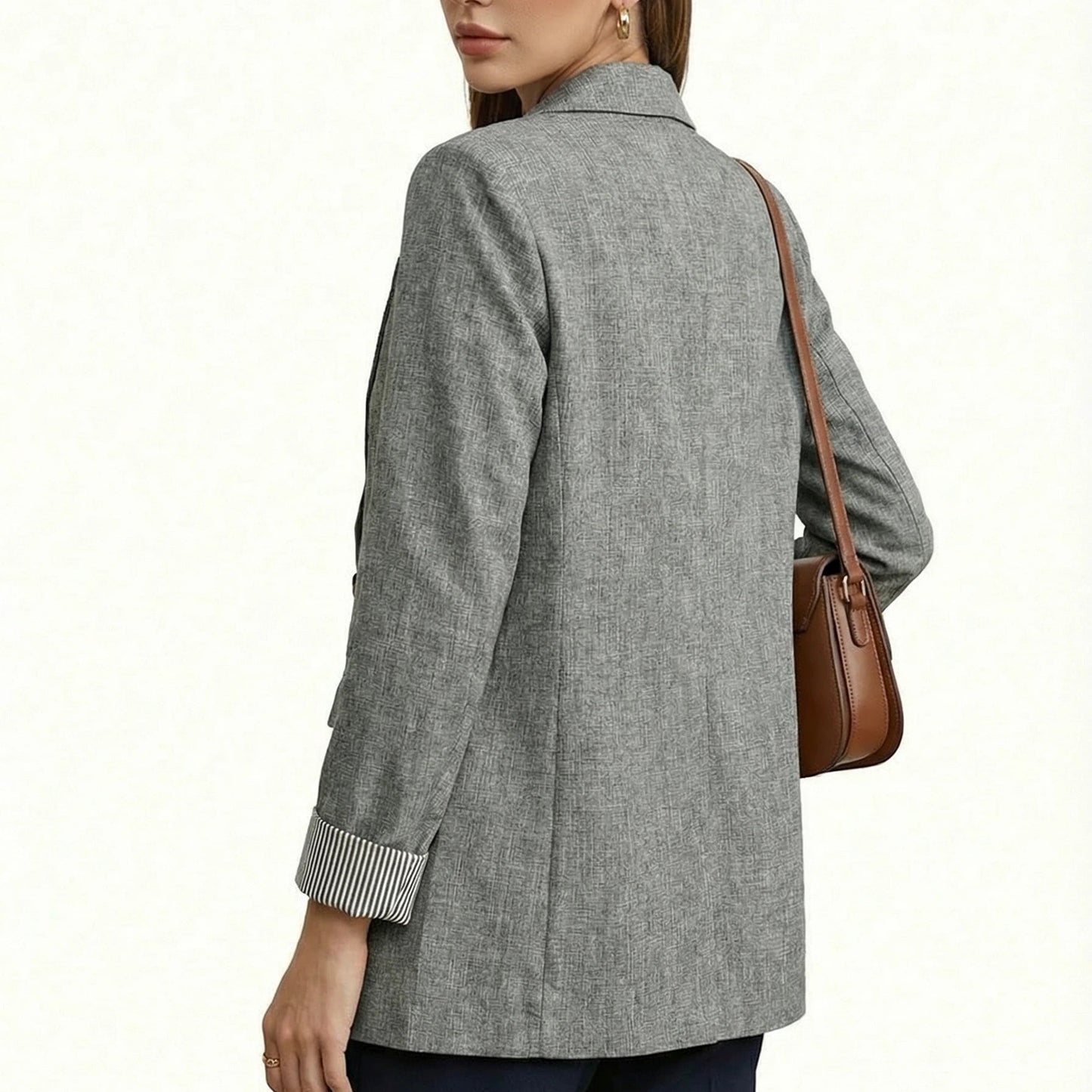 Stonebrook Studio - StonebrookStudio | Women’s Classic Blazer Single Button - Smart Casual All Season