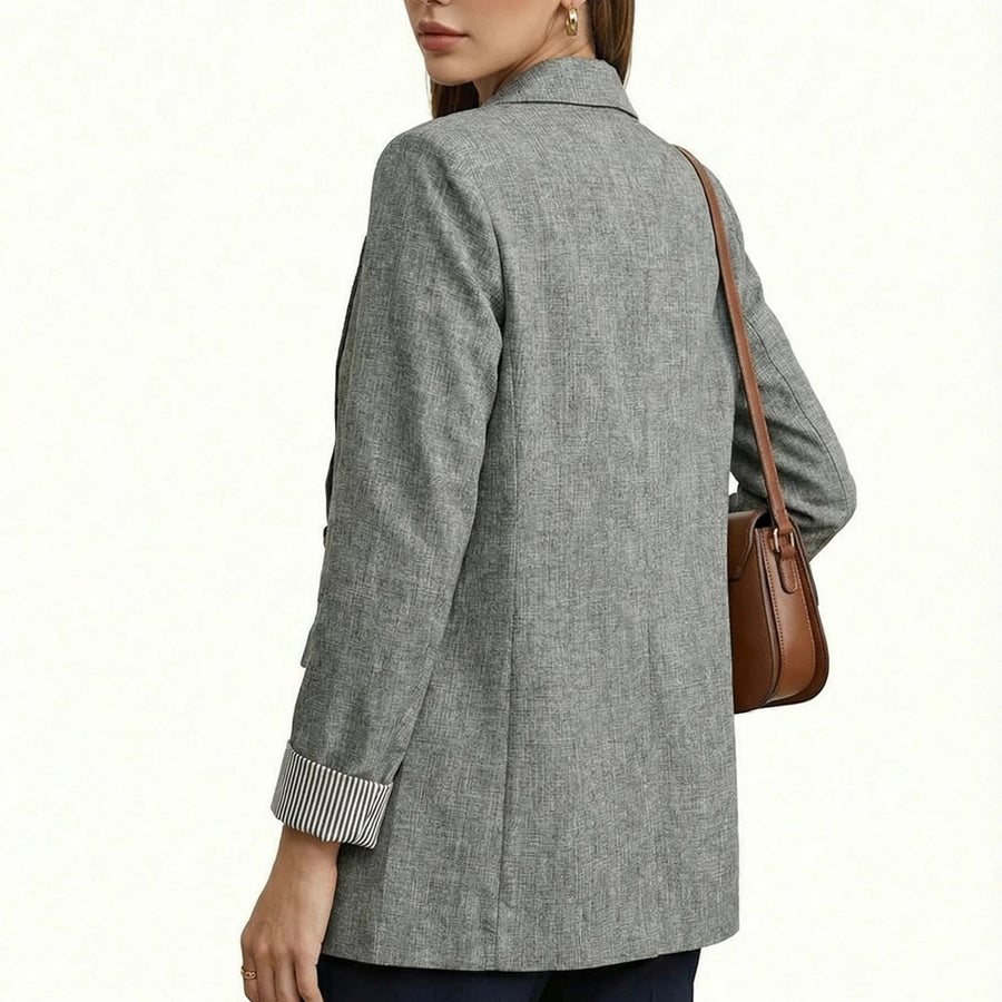 Stonebrook Studio - StonebrookStudio | Women’s Classic Blazer Single Button - Smart Casual All Season