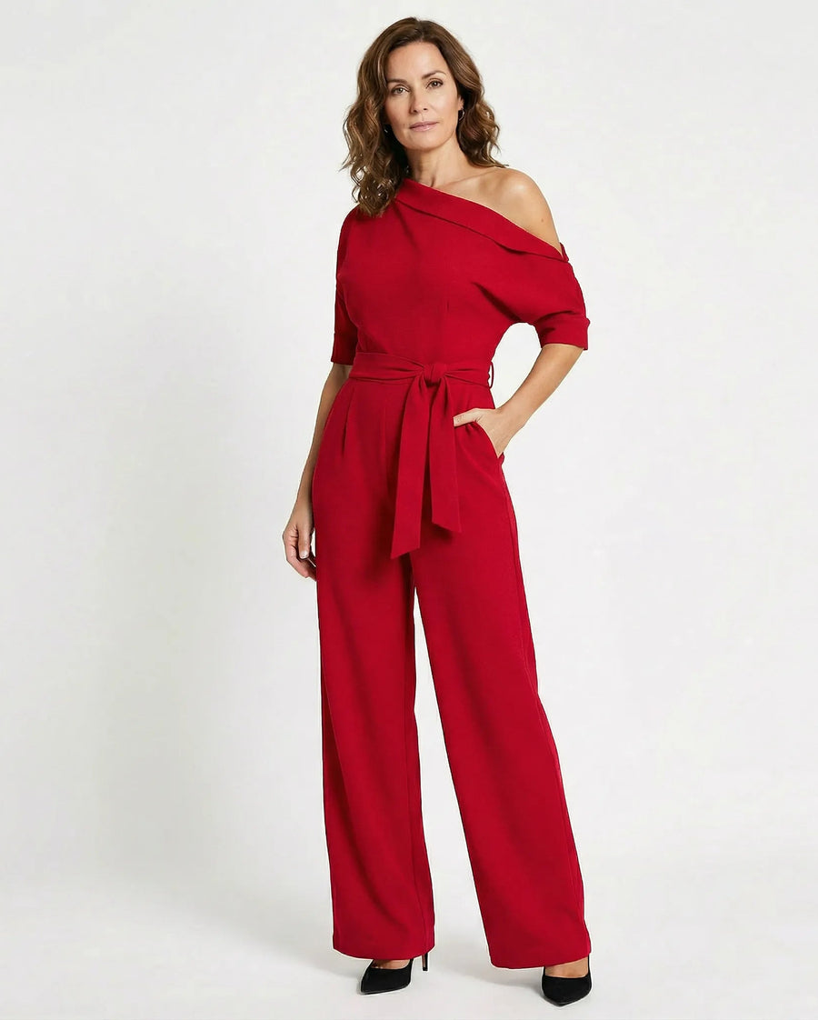 Stonebrook Studio - StonebrookStudio | Women’s Luxury Playsuit - Timeless Wide Leg Silhouette