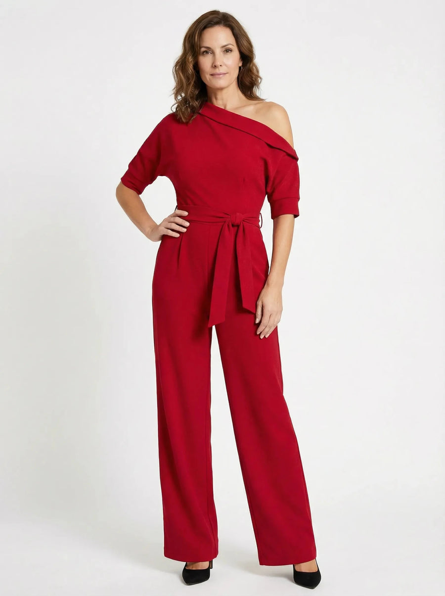 Stonebrook Studio - StonebrookStudio | Women’s Luxury Playsuit - Timeless Wide Leg Silhouette