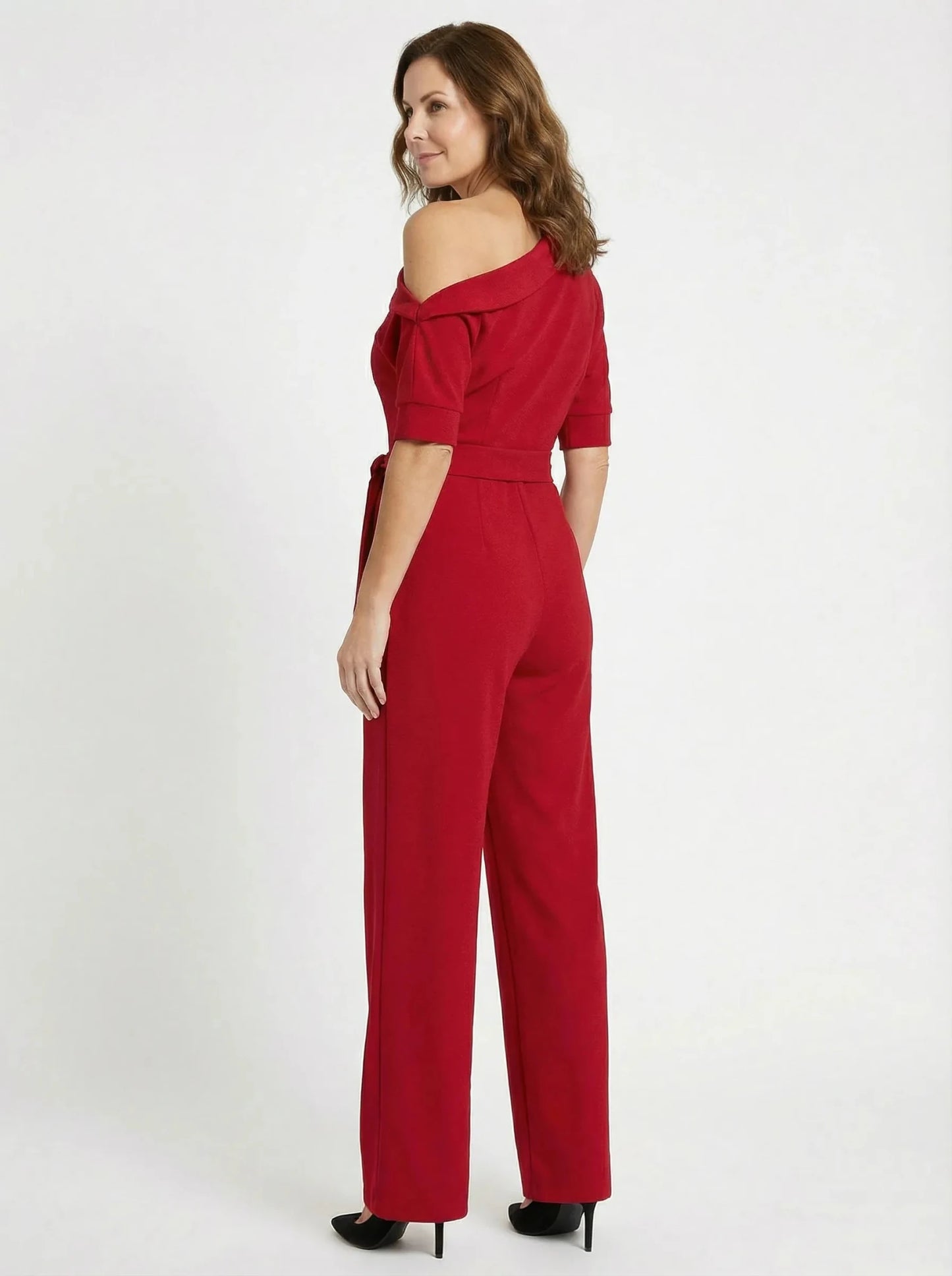 Stonebrook Studio - StonebrookStudio | Women’s Luxury Playsuit - Timeless Wide Leg Silhouette