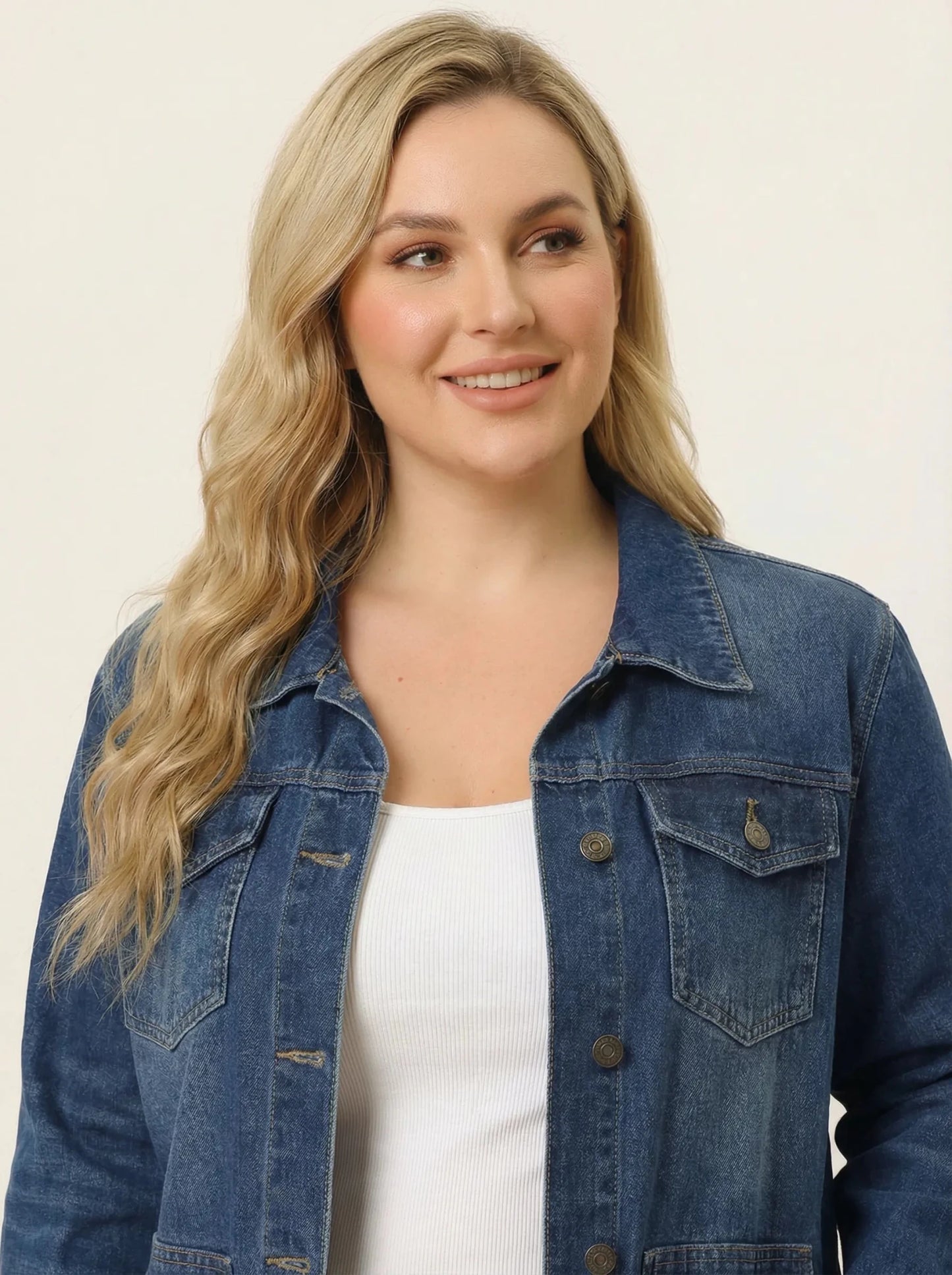 Stonebrook Studio - StonebrookStudio | Women’s Denim Jacket Soft Stretch Cotton - Everyday Comfort