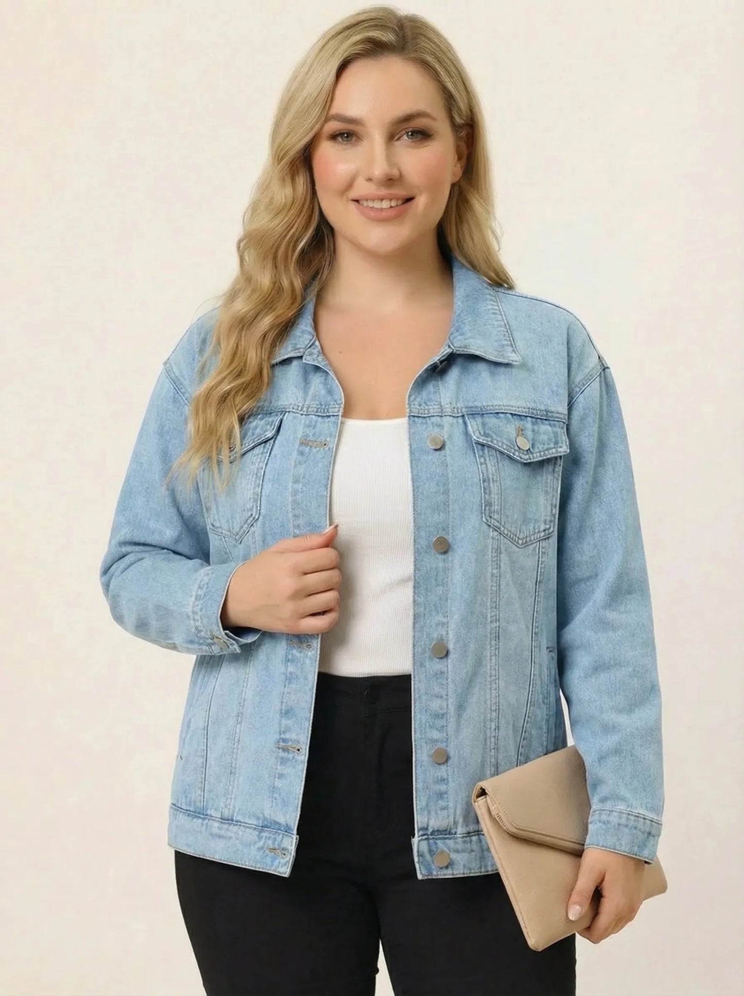 Stonebrook Studio - StonebrookStudio | Women’s Denim Jacket Soft Stretch Cotton - Everyday Comfort