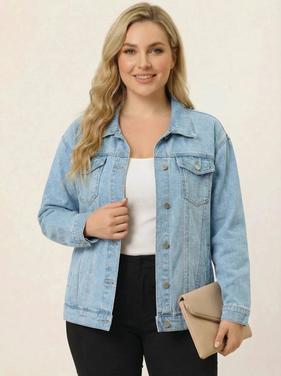 Stonebrook Studio - StonebrookStudio | Women’s Denim Jacket Soft Stretch Cotton - Everyday Comfort