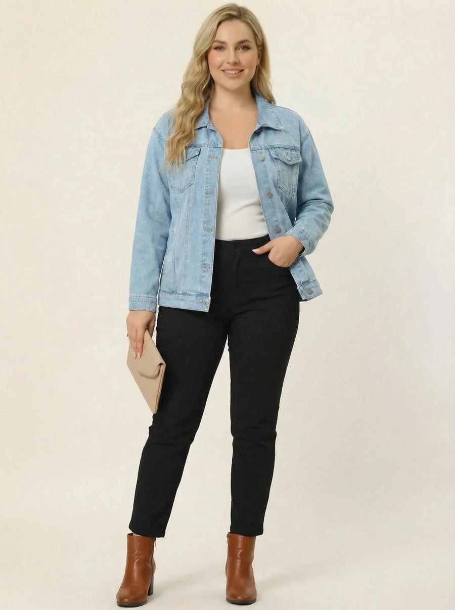 Stonebrook Studio - StonebrookStudio | Women’s Denim Jacket Soft Stretch Cotton - Everyday Comfort
