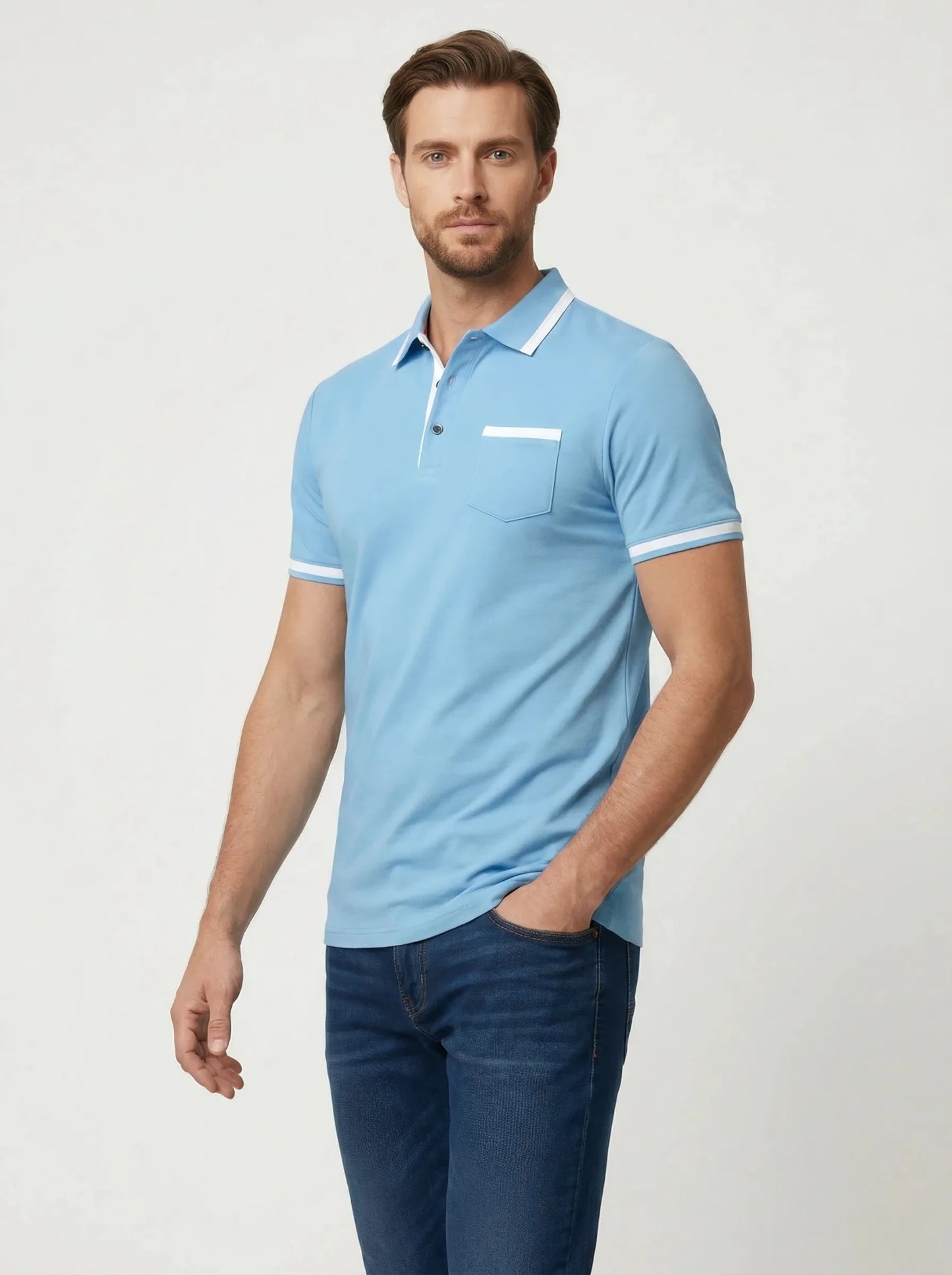 Stonebrook Studio - StonebrookStudio | Men’s Polo Shirt Comfortable Short Sleeve - Casual
