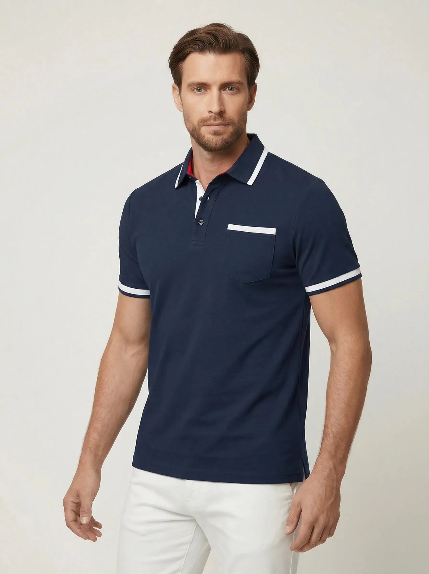 Stonebrook Studio - StonebrookStudio | Men’s Polo Shirt Comfortable Short Sleeve - Casual