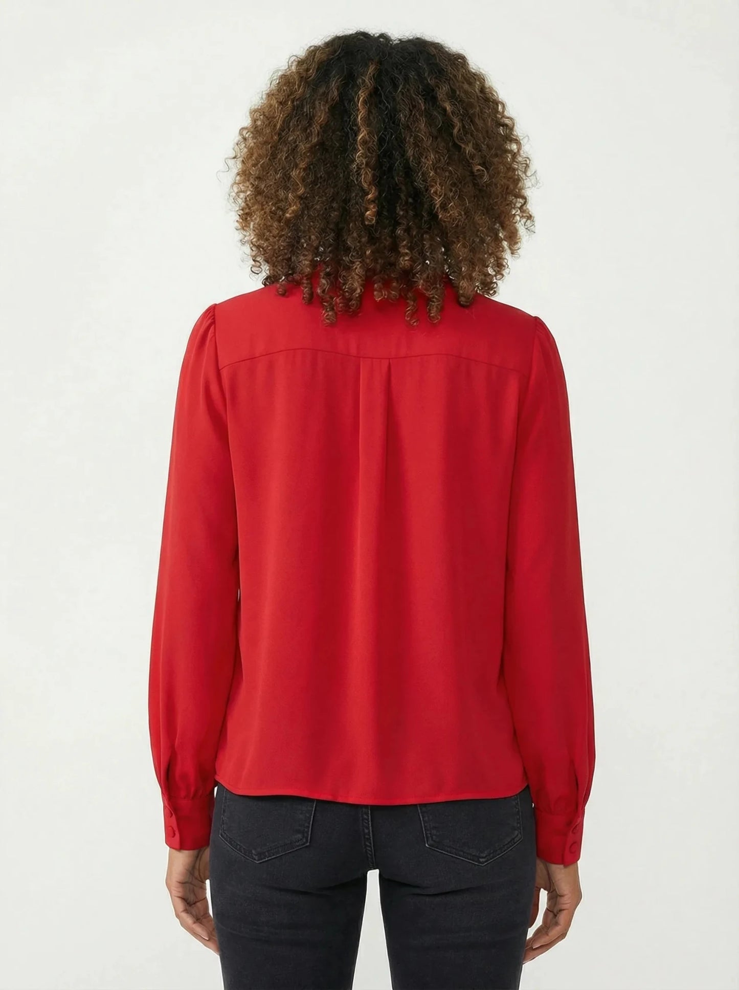 Stonebrook Studio - Stonebrook Studio | Women’s Button Through Blouse - Soft Long Sleeve Fit