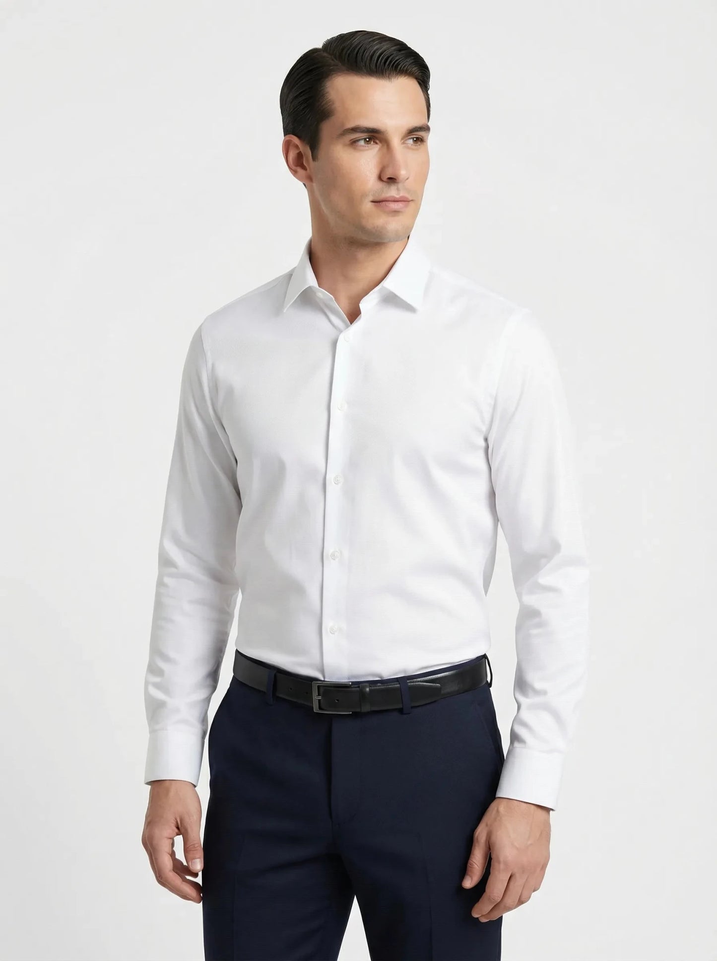 Stonebrook Studio - Stonebrook Studio | Men’s Dress Shirt Cotton Blend Non - Iron Business Slim Fit