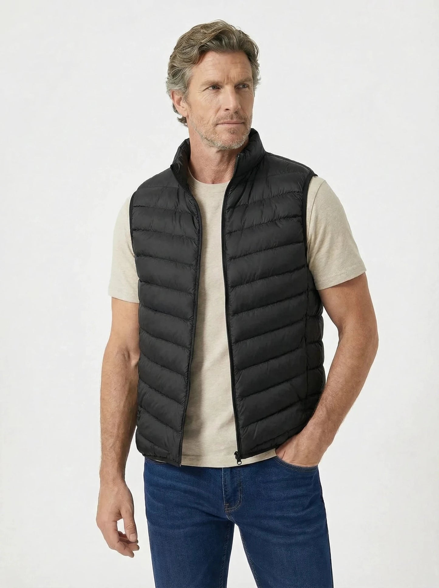 Stonebrook Studio - StonebrookStudio | Men’s Classic Sleeveless Vest - Lightweight Quilted Gilet