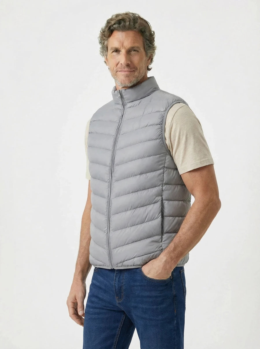 Stonebrook Studio - StonebrookStudio | Men’s Classic Sleeveless Vest - Lightweight Quilted Gilet