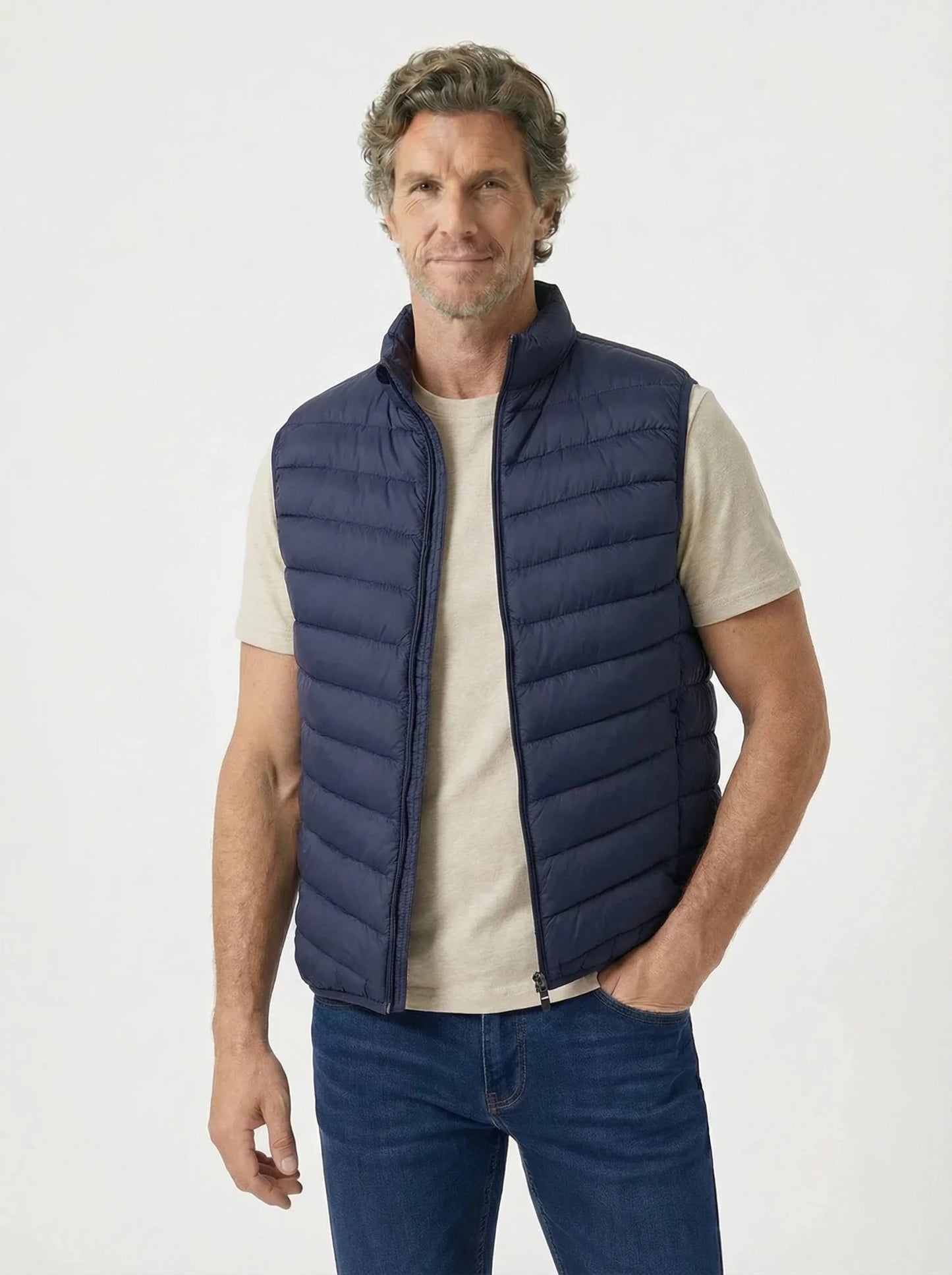 Stonebrook Studio - StonebrookStudio | Men’s Classic Sleeveless Vest - Lightweight Quilted Gilet