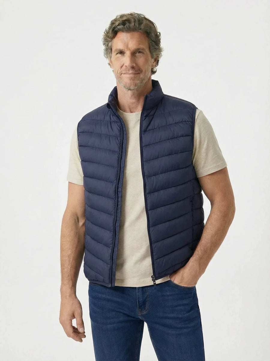 Stonebrook Studio - StonebrookStudio | Men’s Classic Sleeveless Vest - Lightweight Quilted Gilet