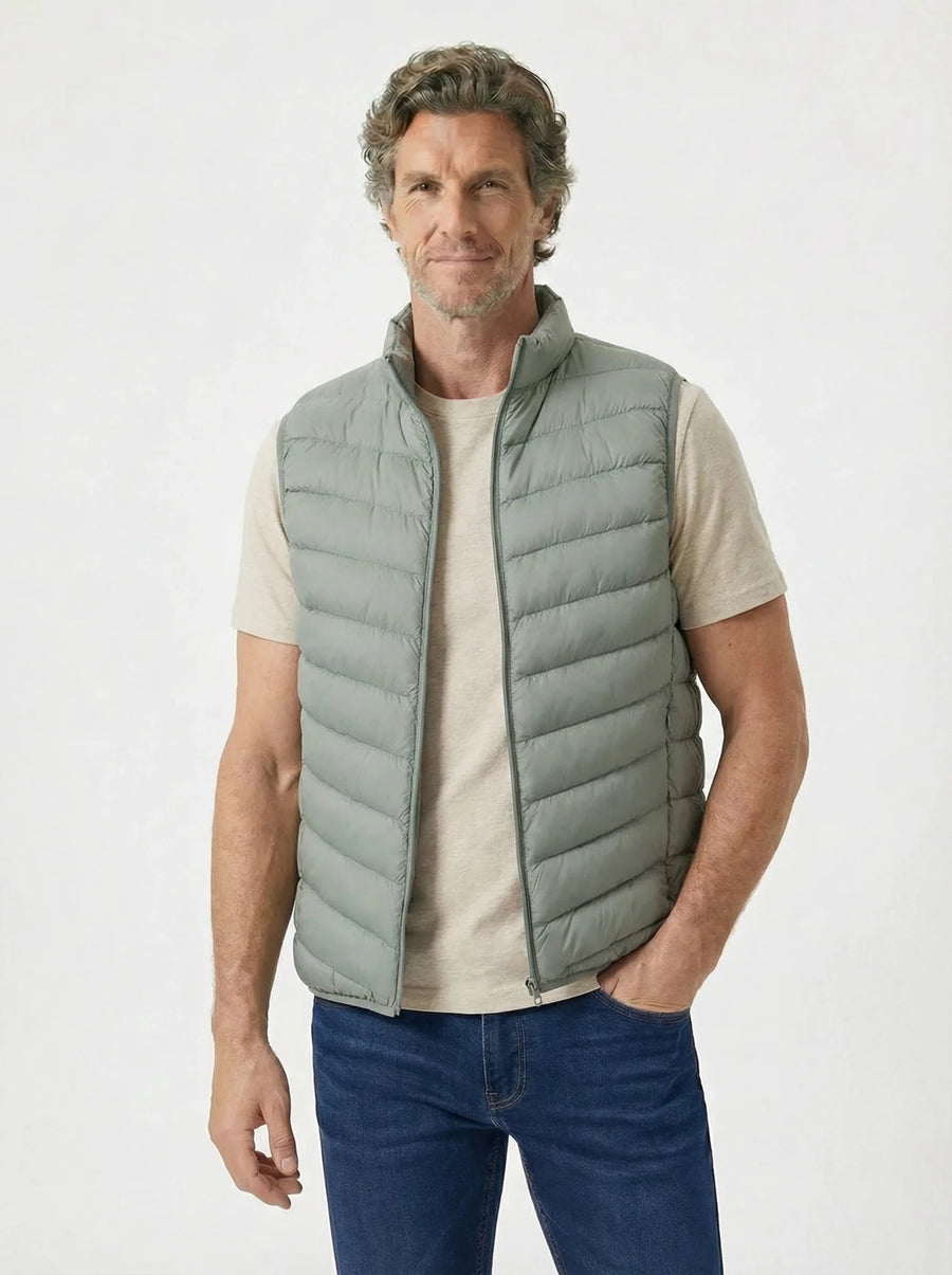 Stonebrook Studio - StonebrookStudio | Men’s Classic Sleeveless Vest - Lightweight Quilted Gilet