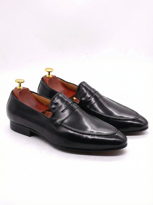 Stonebrook Studio - StonebrookStudio | Men’s Premium Leather Loafers - Black