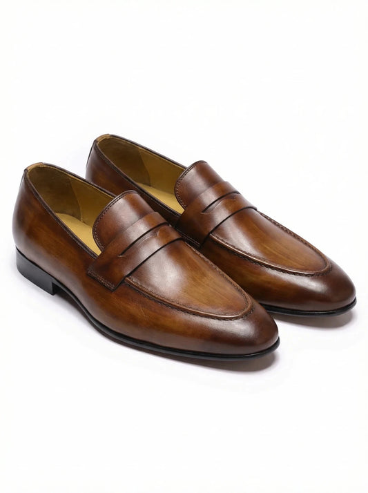Stonebrook Studio - StonebrookStudio | Men’s Premium Leather Loafers - Brown