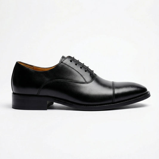 Stonebrook Studio - StonebrookStudio | Men’s Leather Oxford Shoes - Black