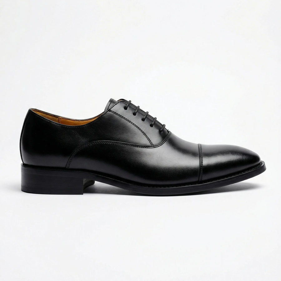 Stonebrook Studio - StonebrookStudio | Men’s Leather Oxford Shoes - Black