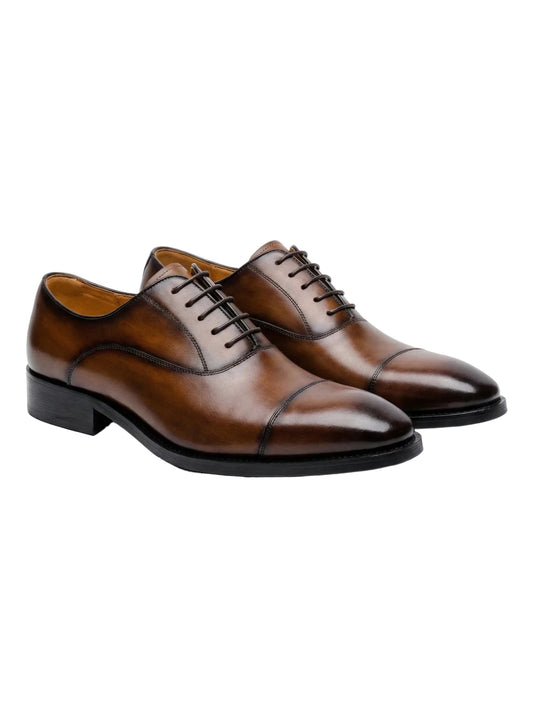 Stonebrook Studio - StonebrookStudio | Men’s Leather Oxford Shoes - Brown